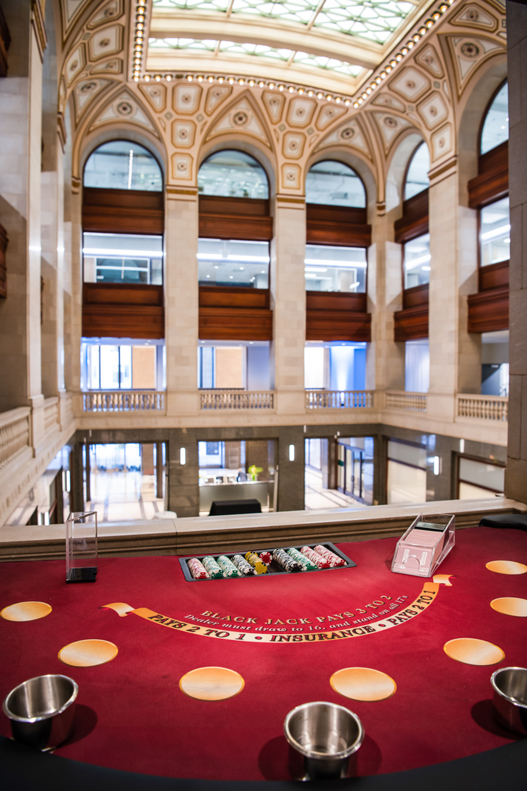 Chicago Corporate Event Casino Poker Table Game