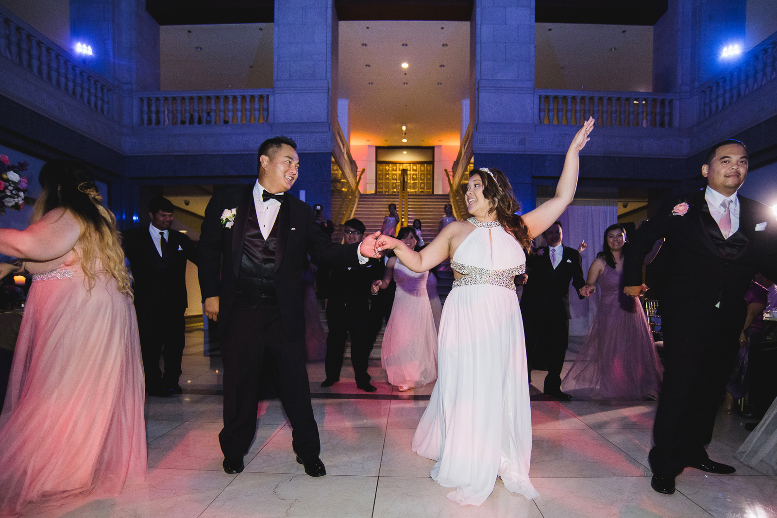 a group of people posing for the camera