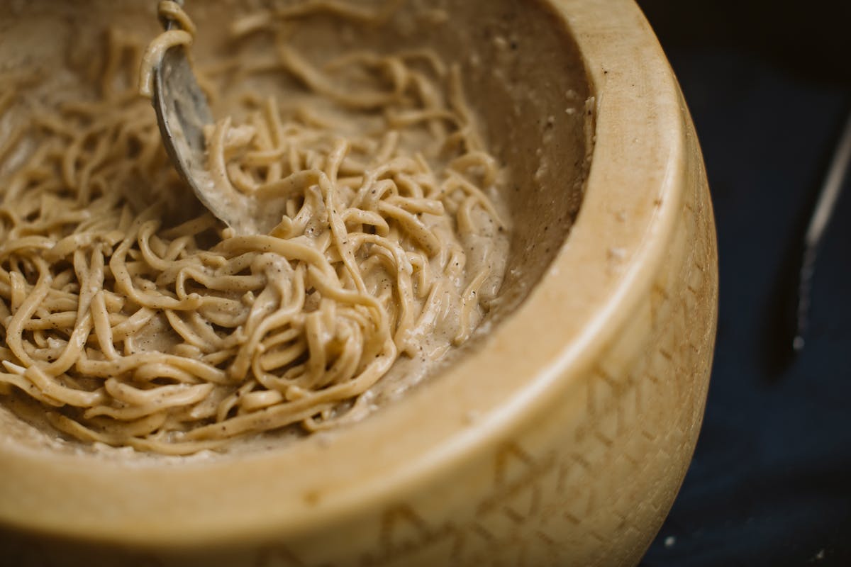 Fresh made pasta action station