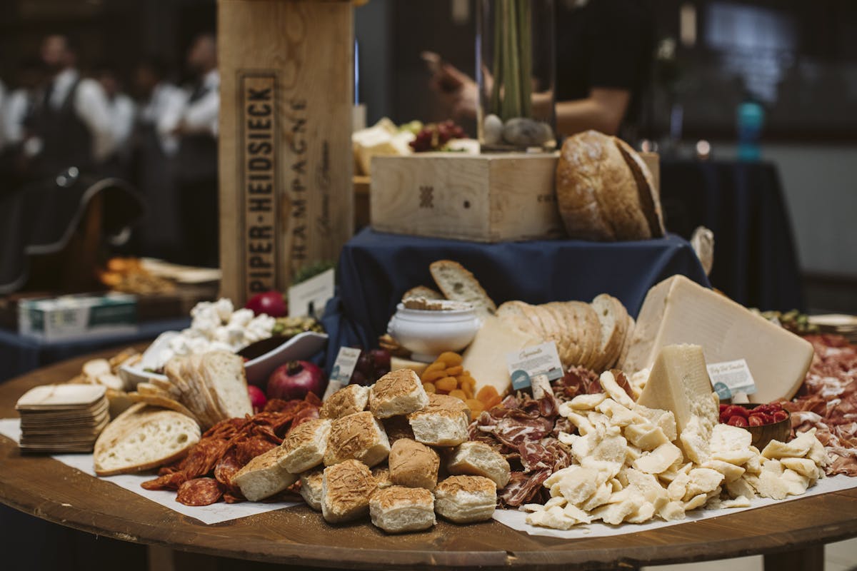 Charcuterie catering display