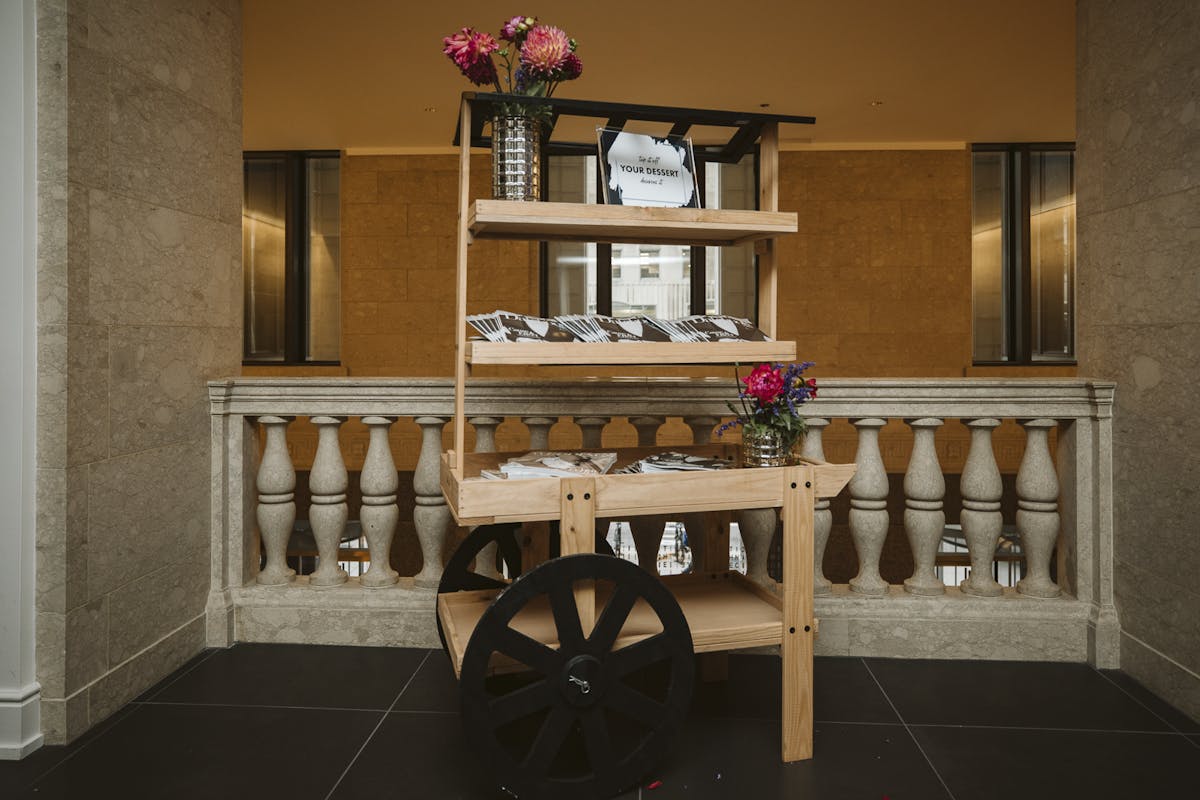 Modern Luxury magazine display