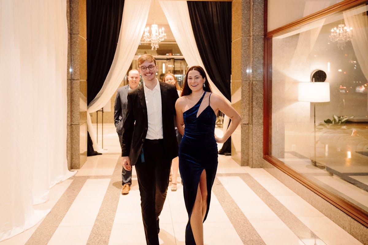 James Bond Casino Themed Holiday Party at a Large Historical Downtown Chicago Venue