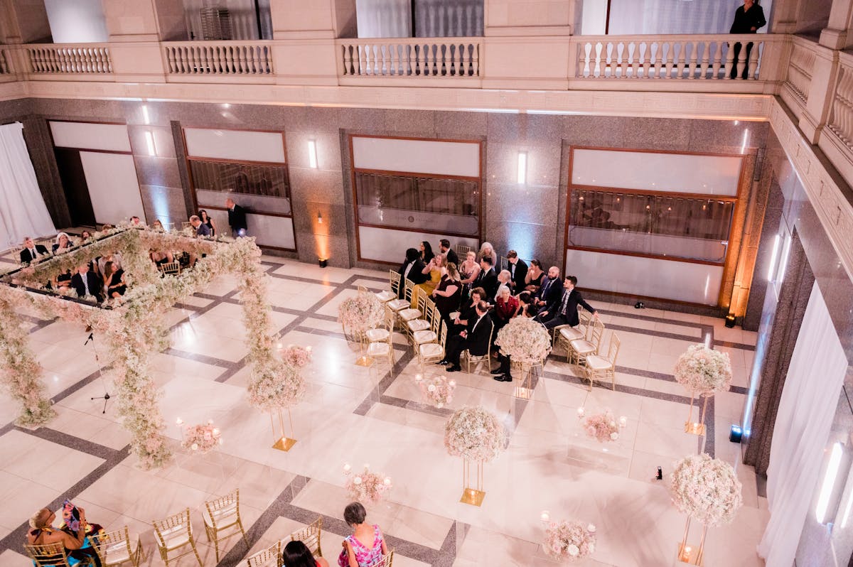A Timeless Classic Chicago Wedding Event Venue Ceremony Guests