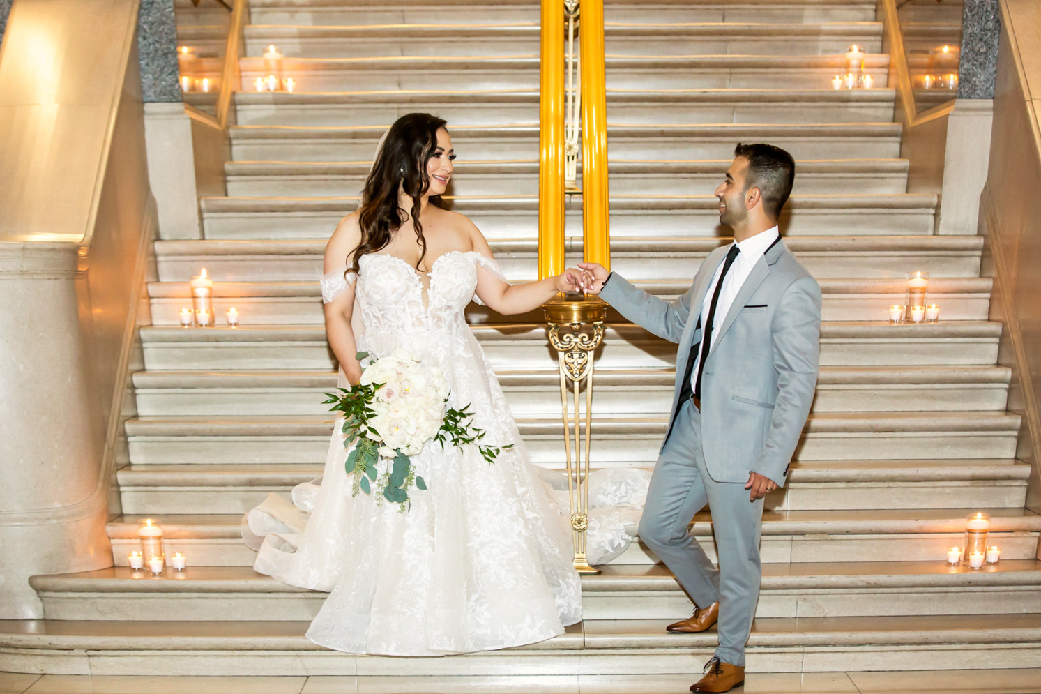 a person in a wedding dress