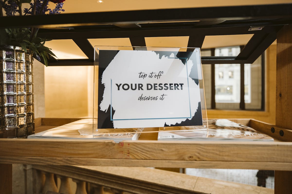 Catering Food Sign
