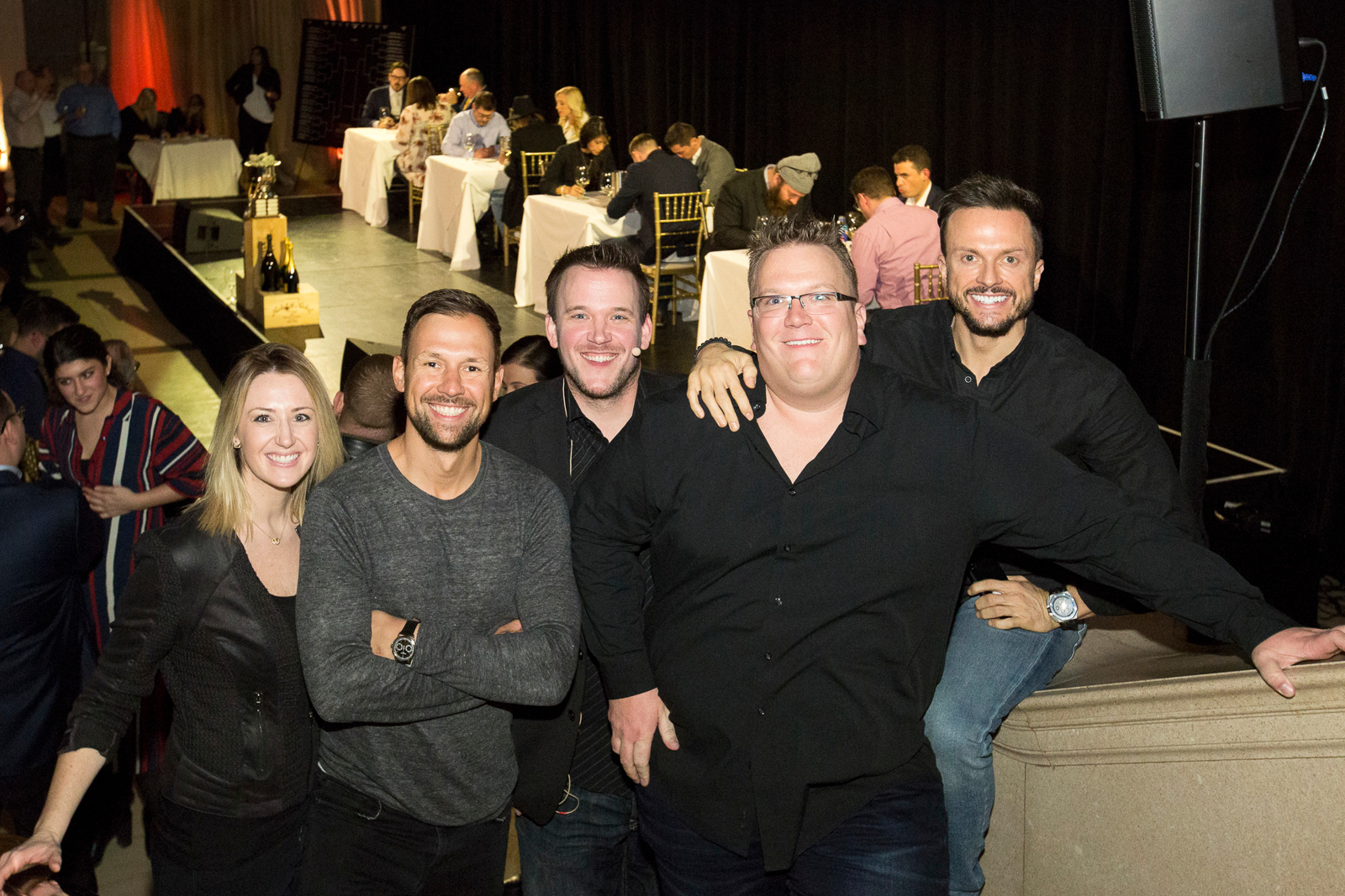 Colleagues at Somm Madness at a Downtown Chicago Historical Corporate Event Venue