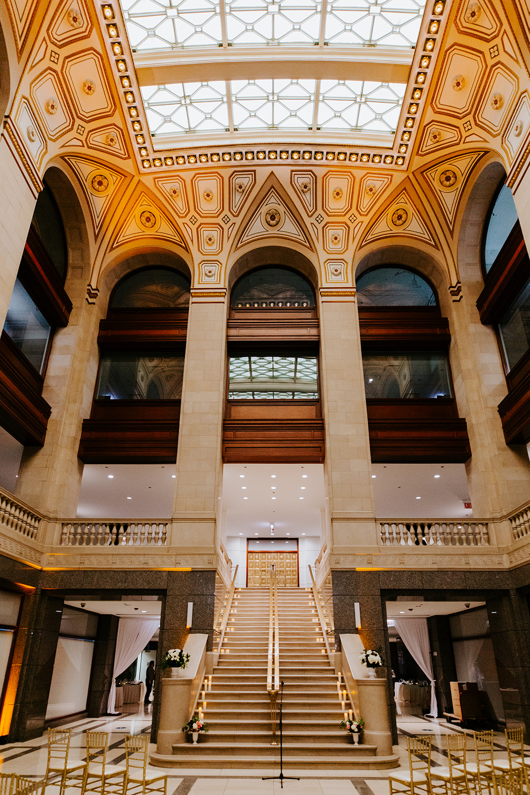 a clock on the side of a building