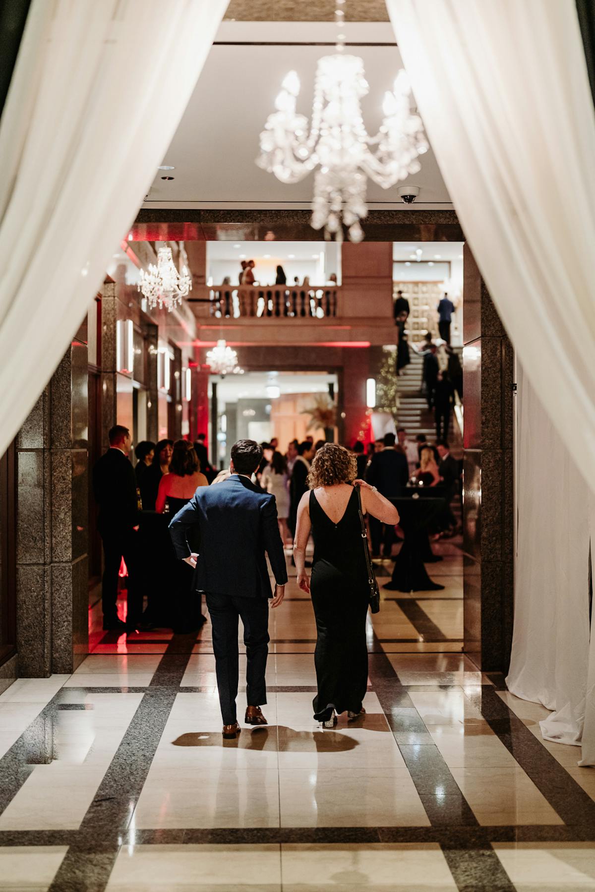 James Bond Casino Themed Holiday Party at a Large Historical Downtown Chicago Venue
