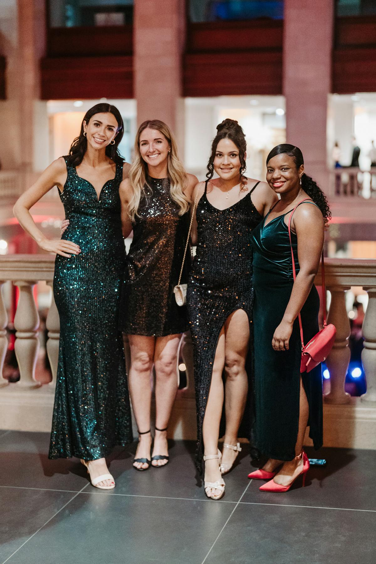 James Bond Casino Themed Holiday Party at a Large Historical Downtown Chicago Venue