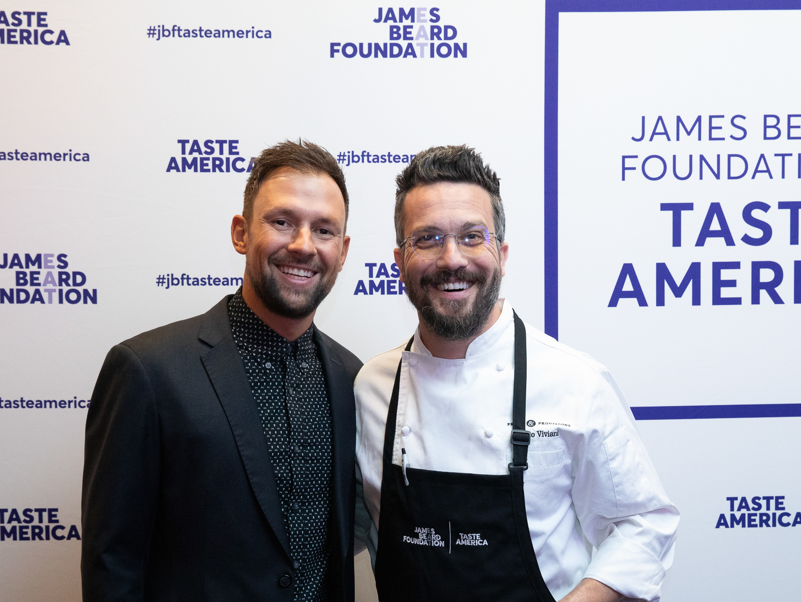 David Rekhson, Fabio Viviani are posing for a picture