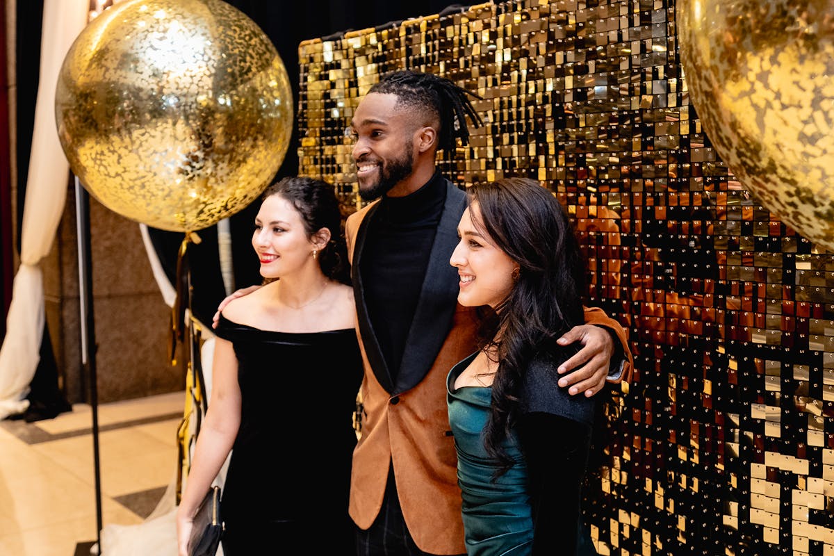 James Bond Casino Themed Holiday Party at a Large Historical Downtown Chicago Venue