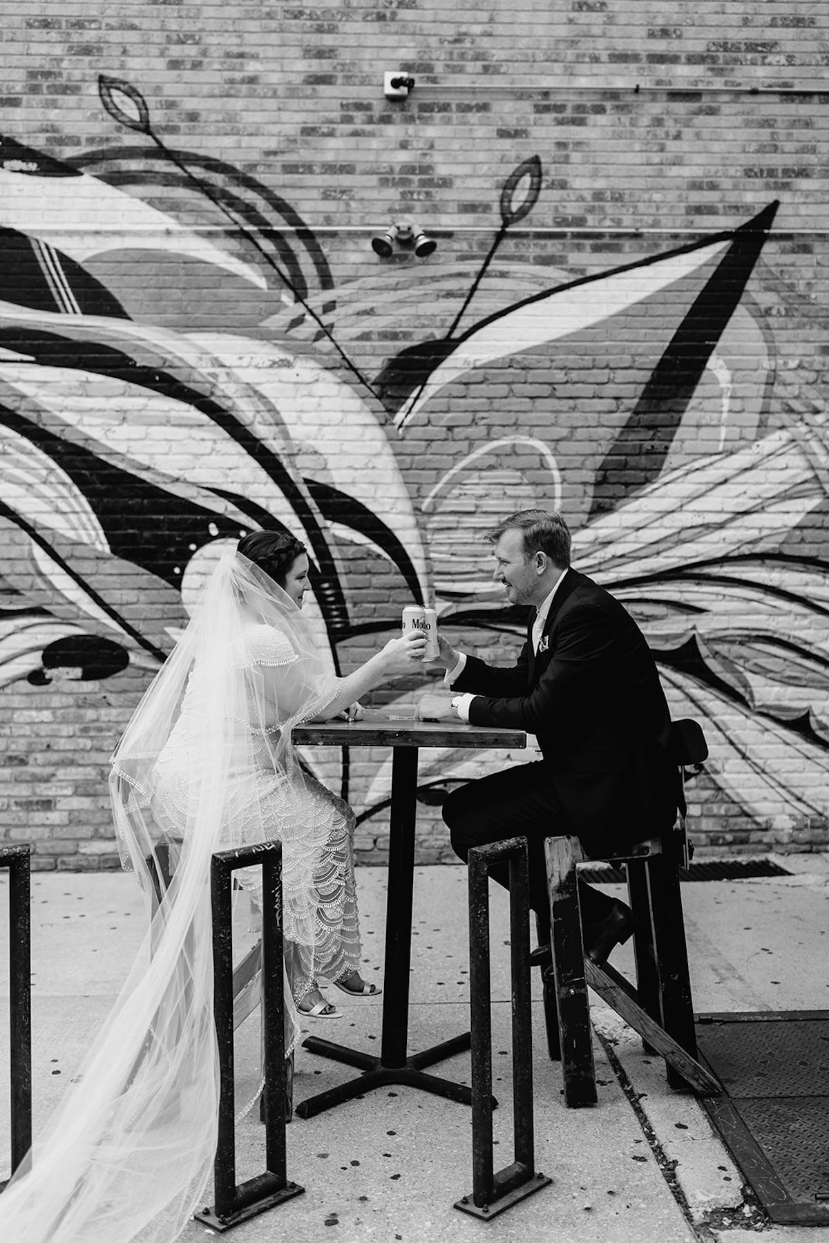 a man sitting on a bench