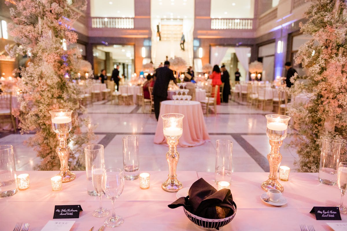 A Timeless Classic Chicago Wedding Event Venue Dining Tablescape