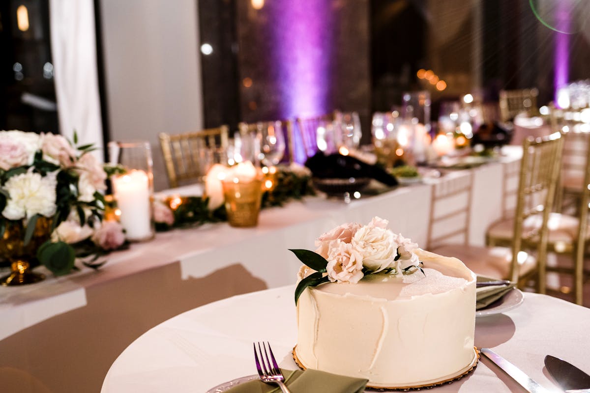 a plate of birthday cake on a table