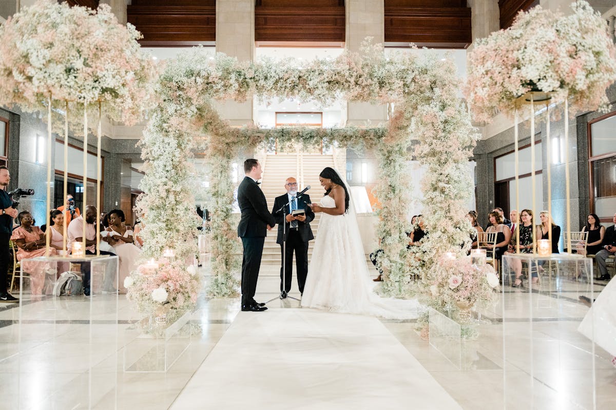 a wedding ceremony