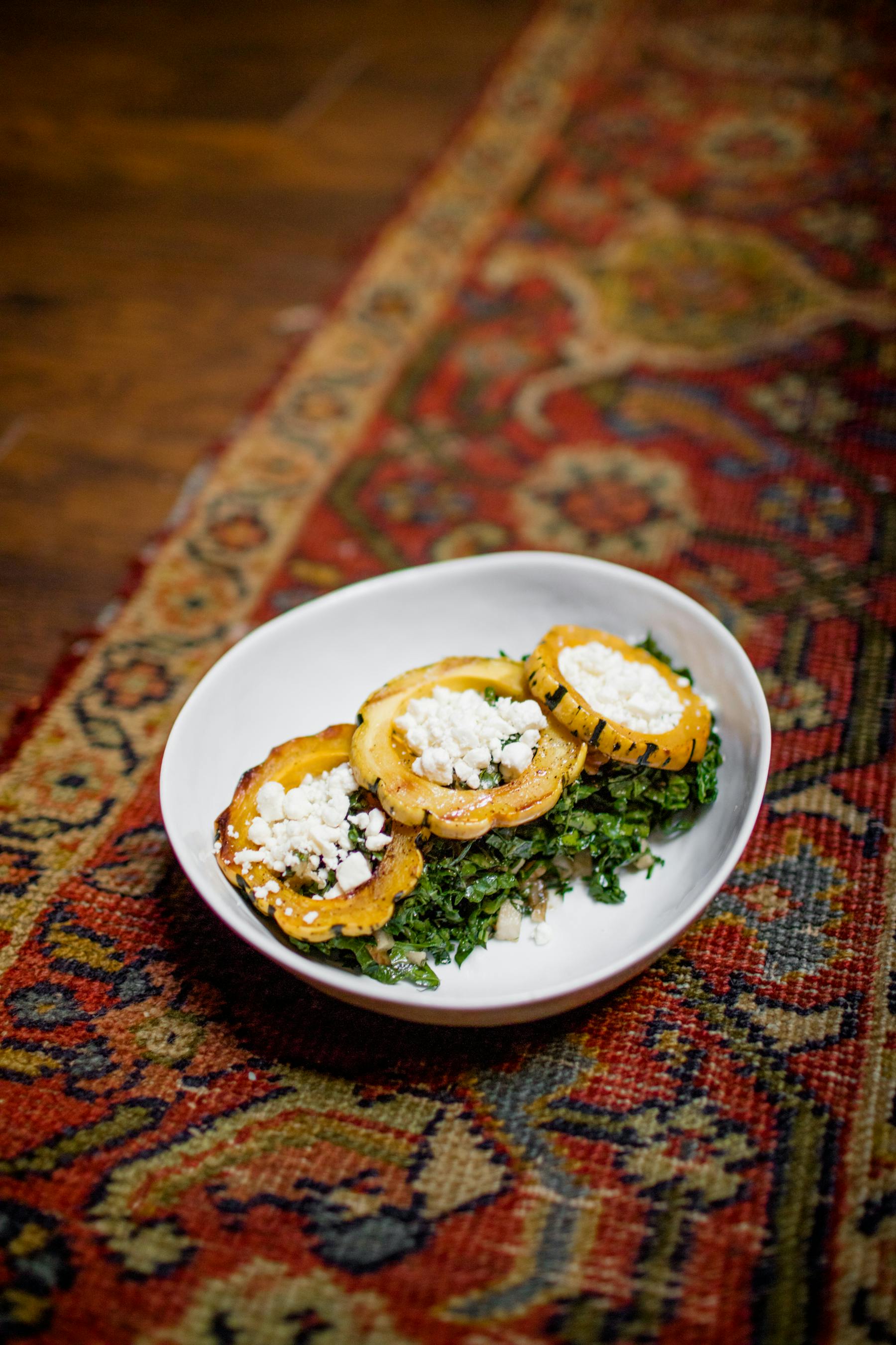 a bowl of food on a plate
