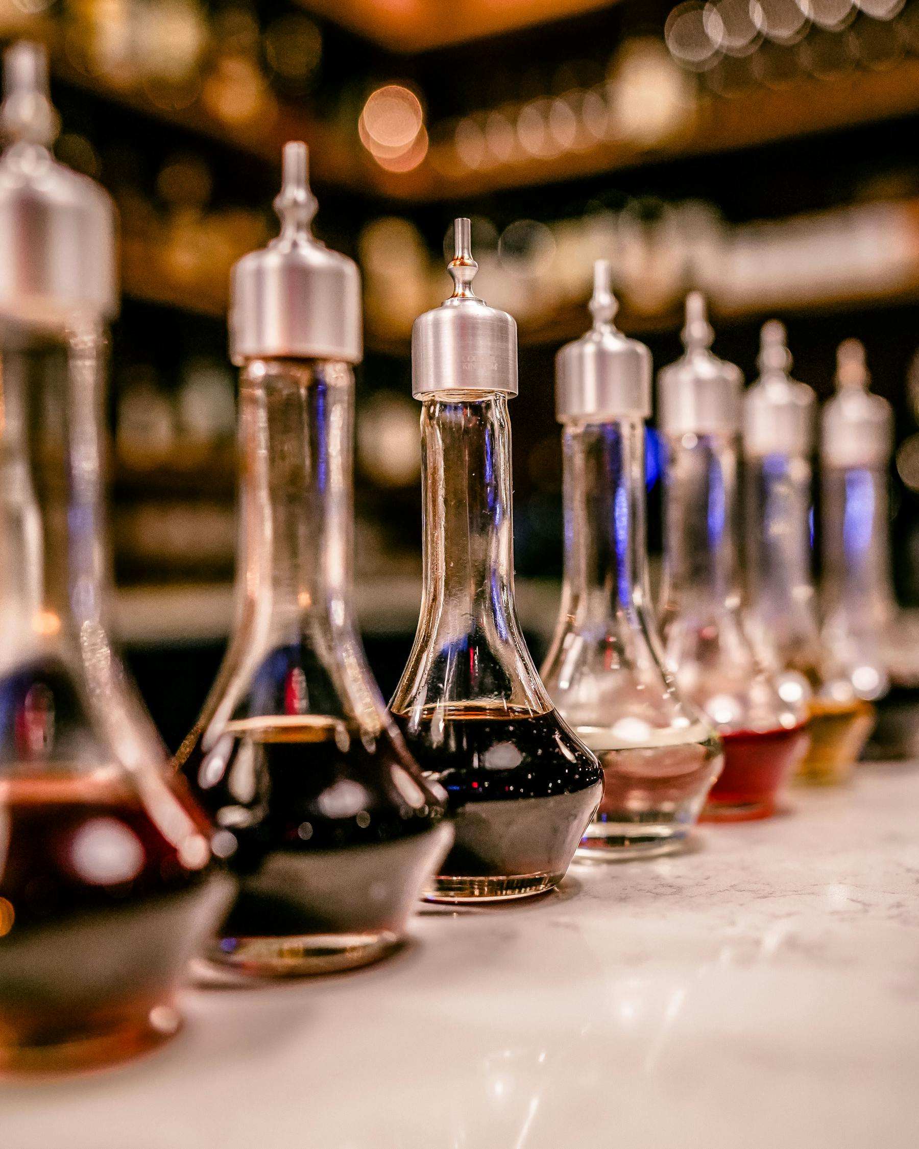 a bottle of wine on a table