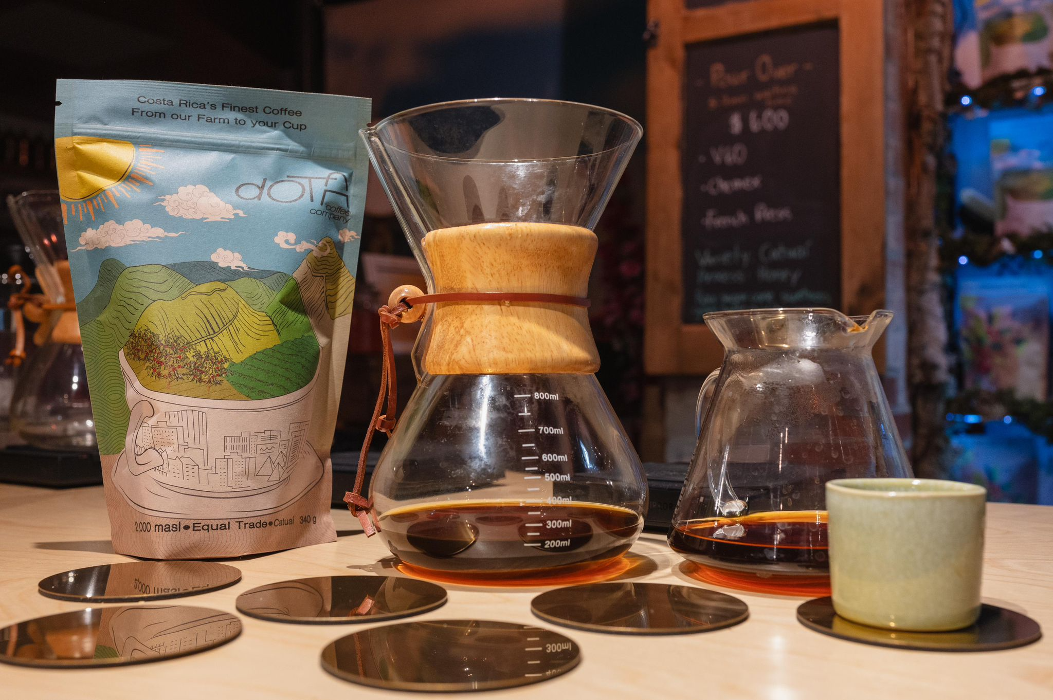 a glass of beer on a table