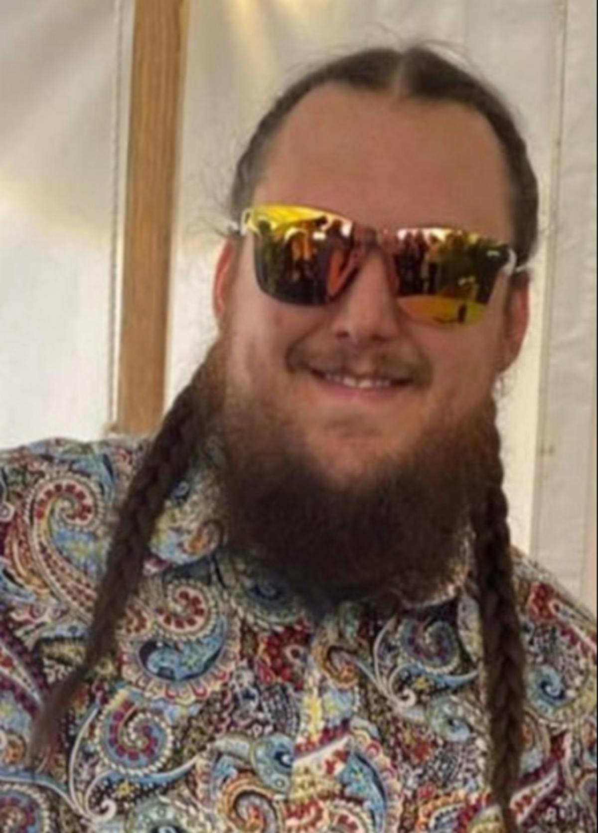 a person wearing glasses