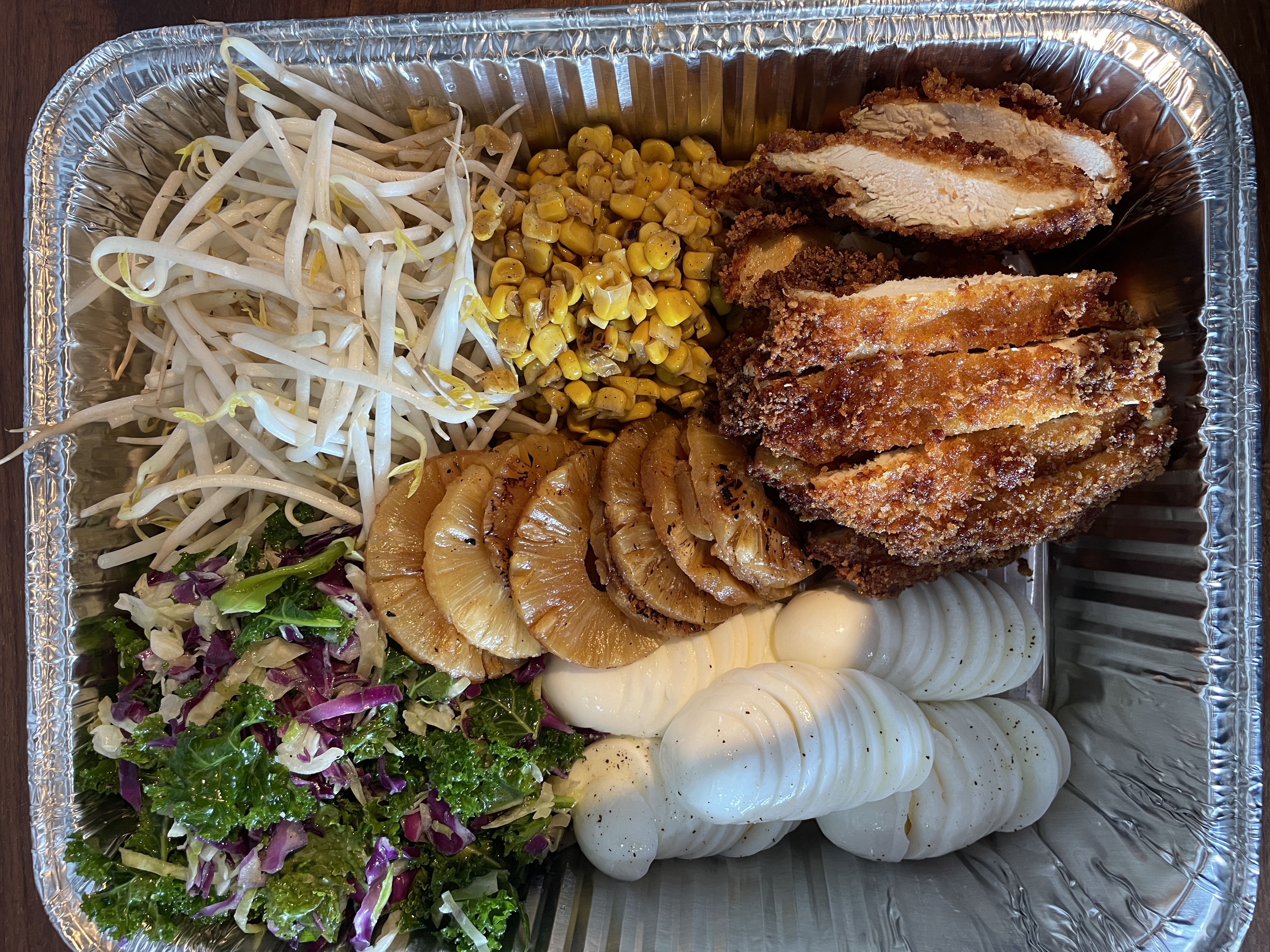 a plate of food