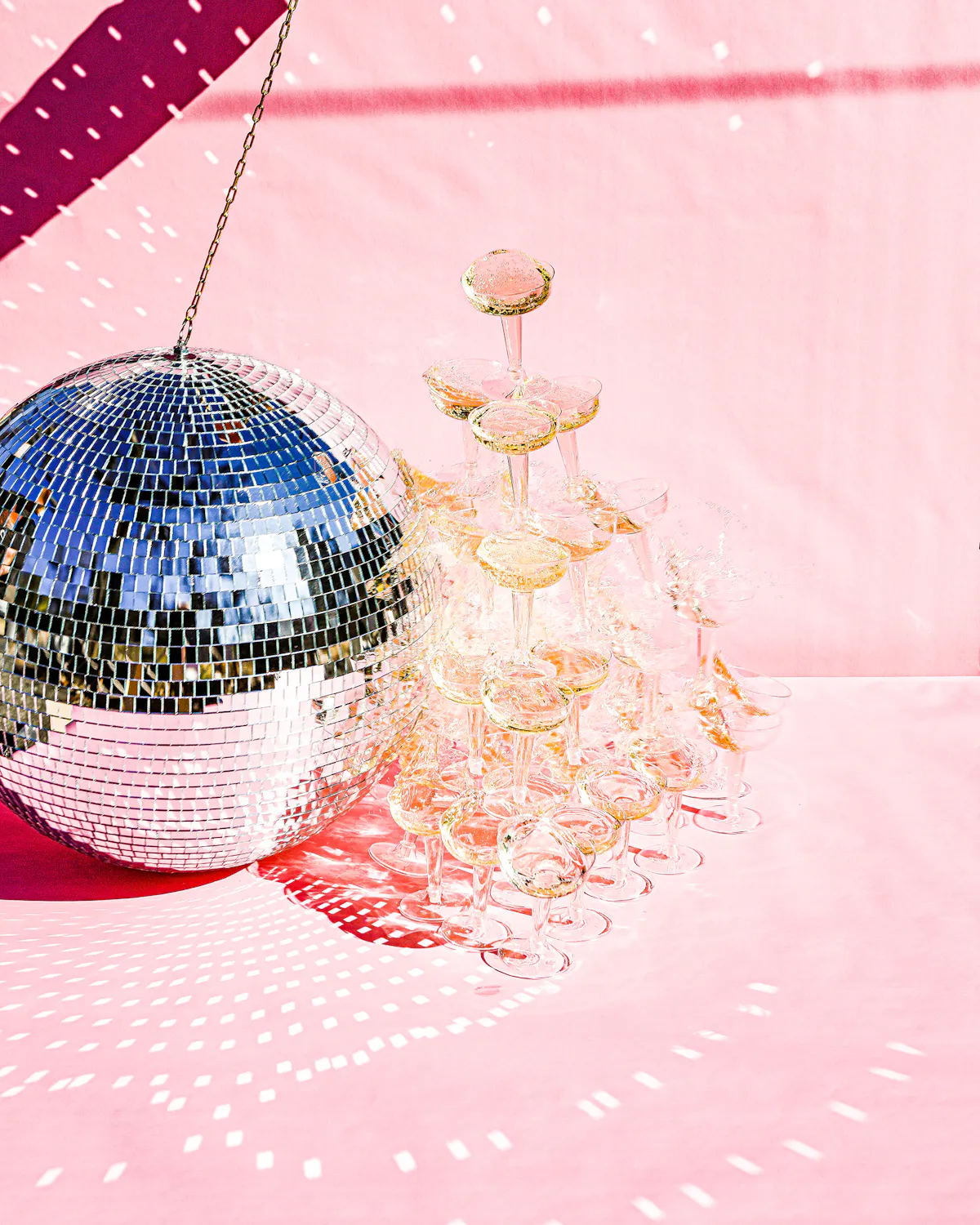 a disco ball cup