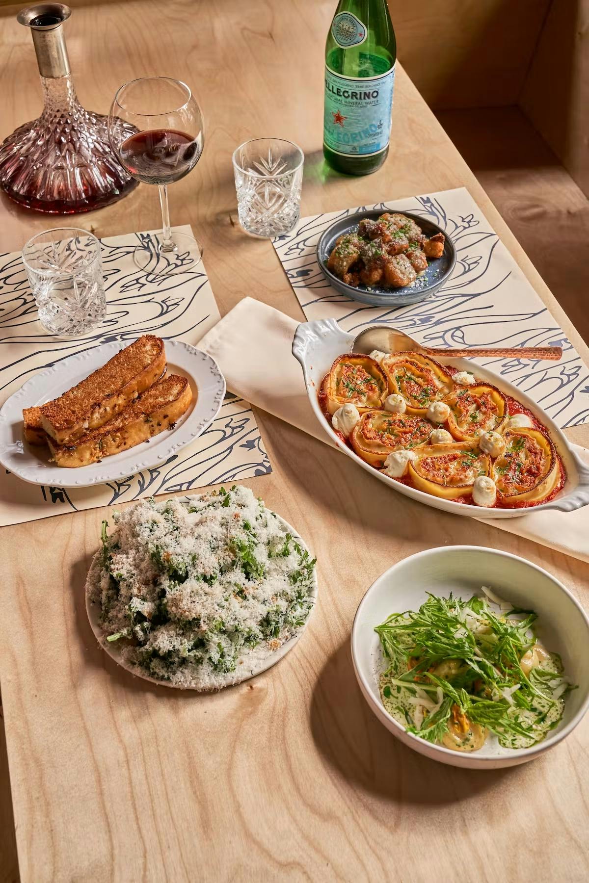 a table topped with different types of food on a plate