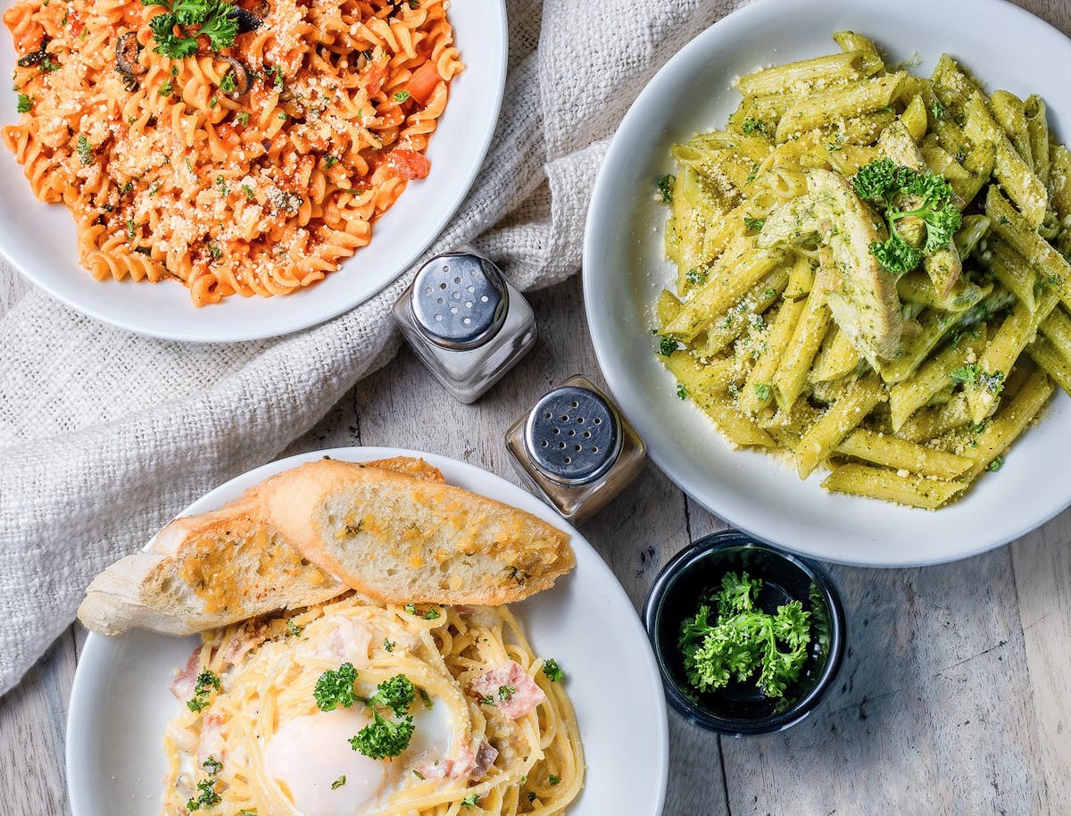 a bowl of food on a plate