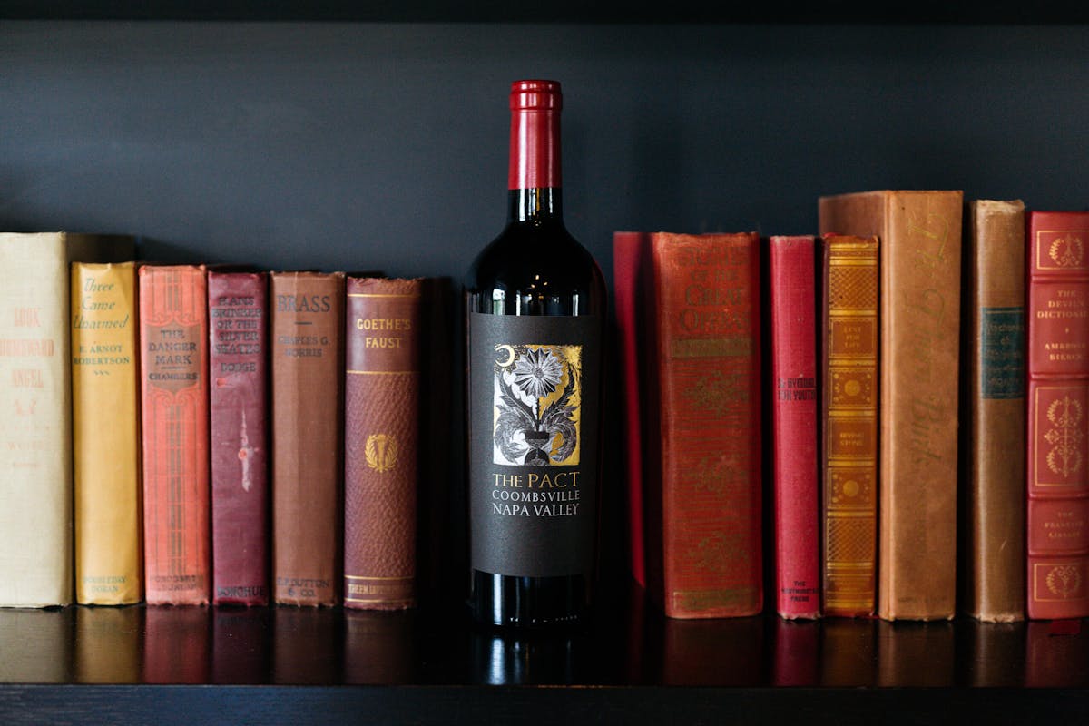 a bottle of wine