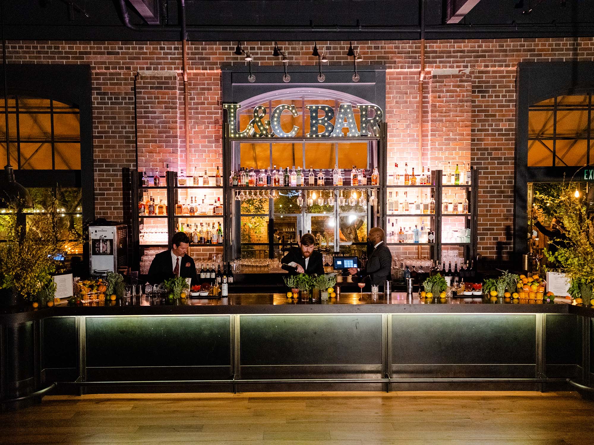 a store inside of a building