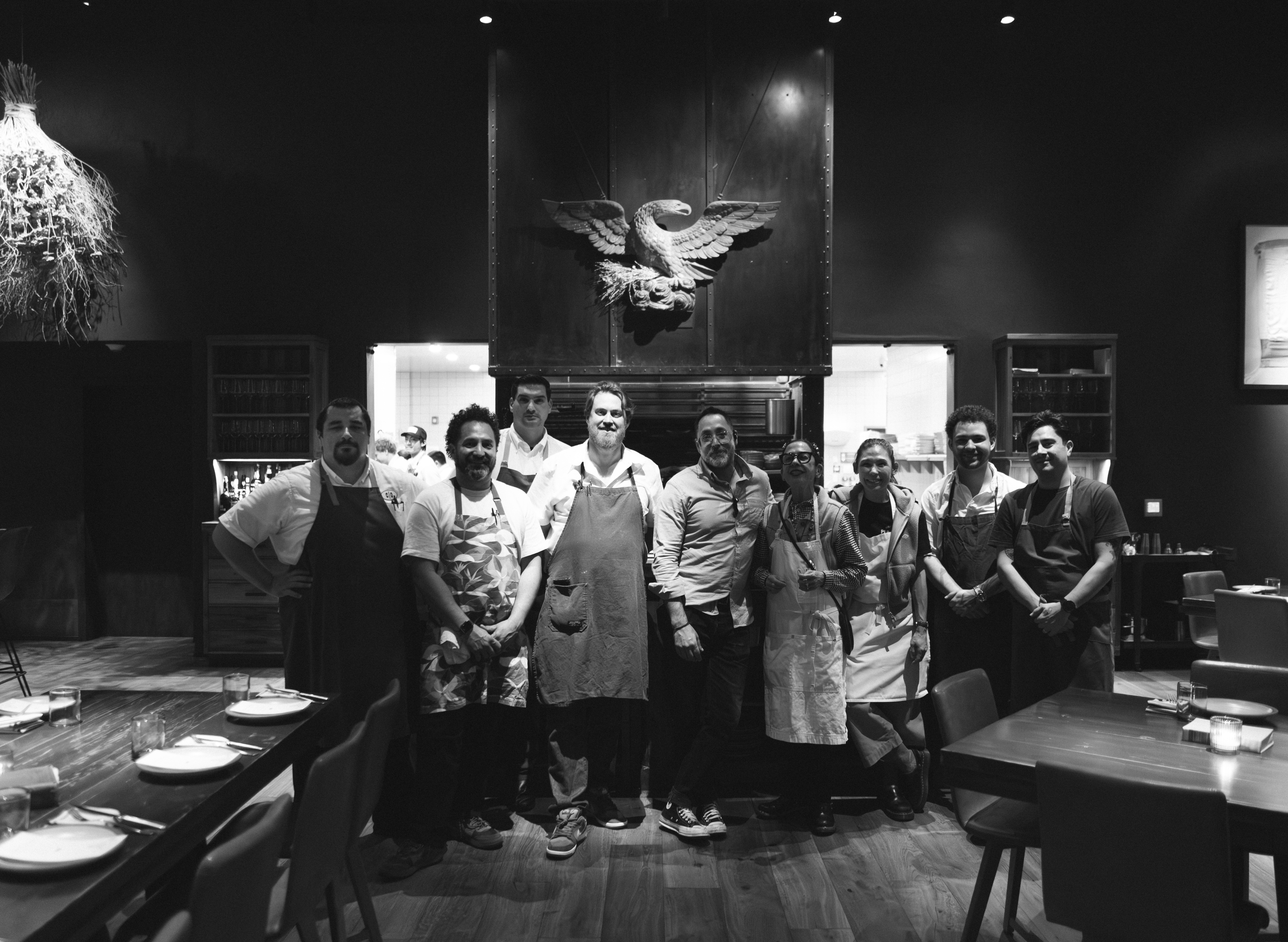 a group of people posing for a photo