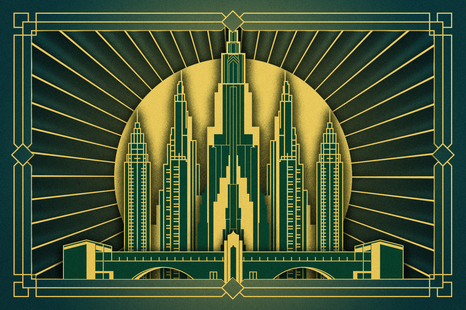 high tea emerald city graphic