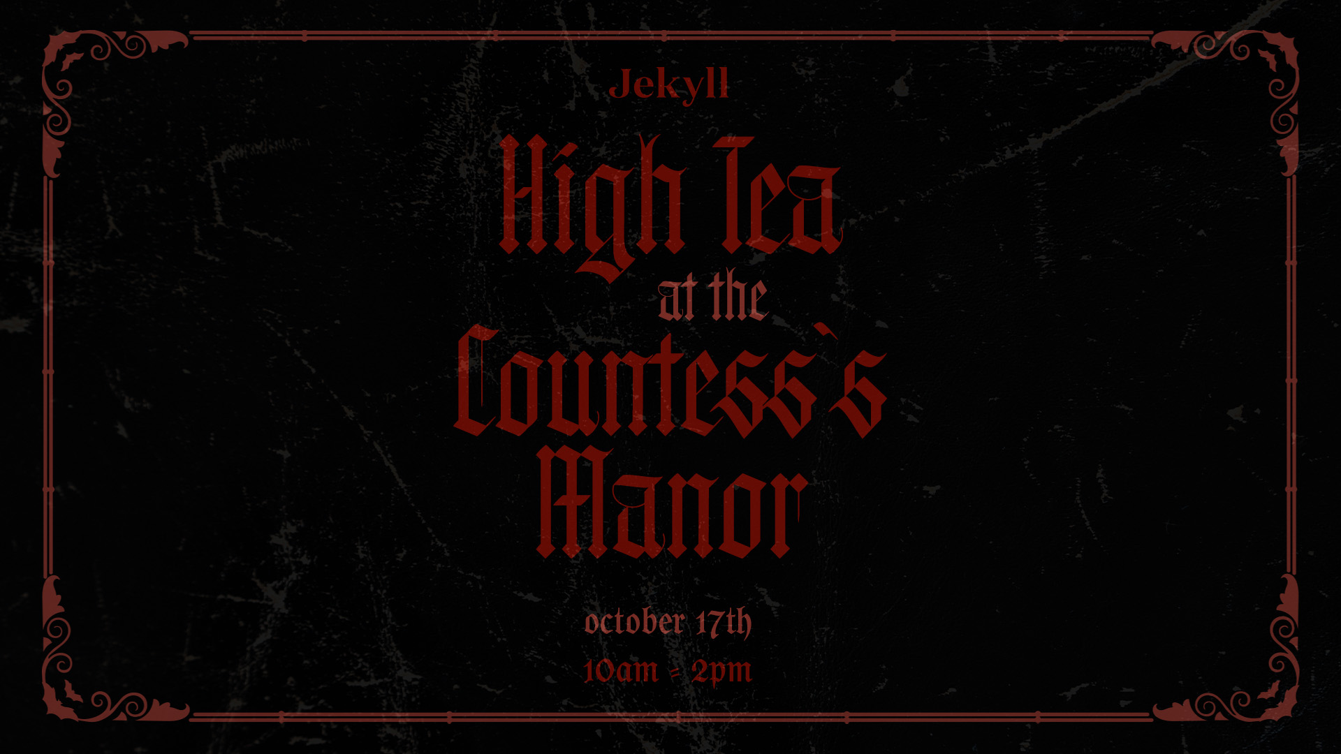 high tea graphic