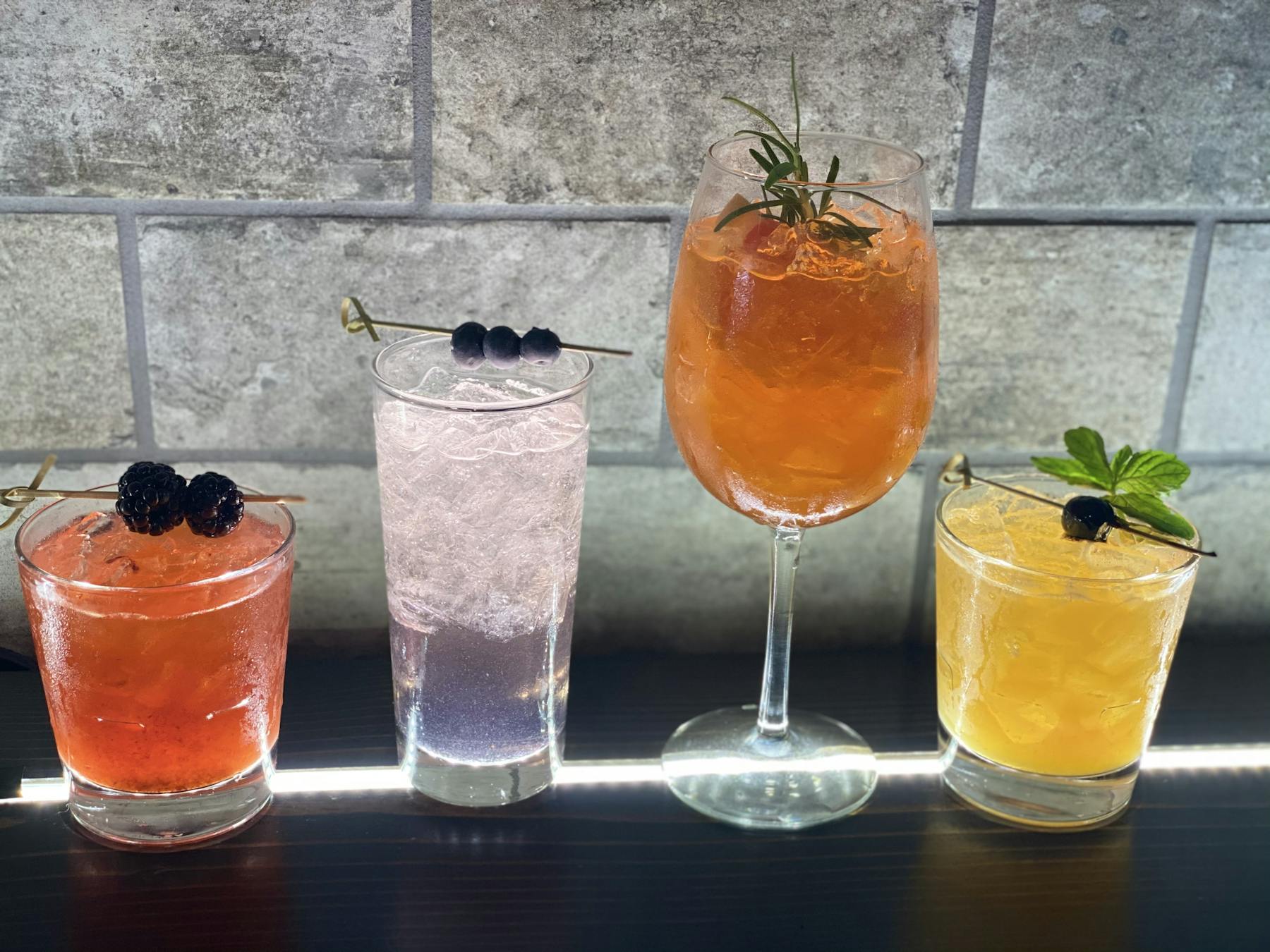 Signature craft cocktails