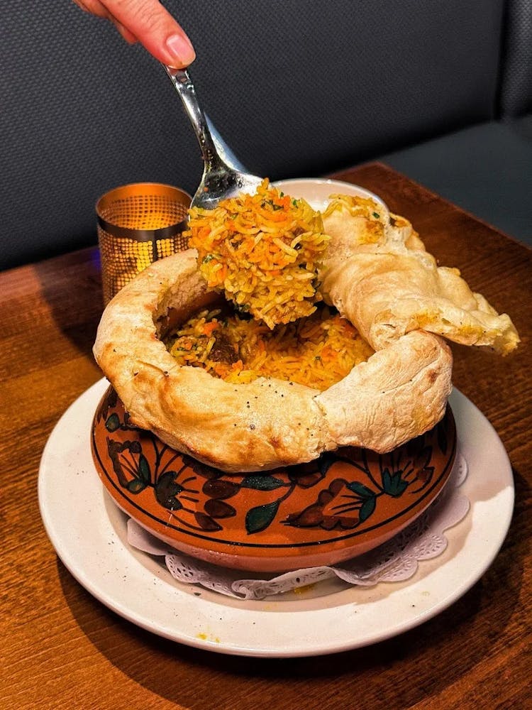 Flavorful Biryani served at Javitri Indian Cuisine restaurant in New York