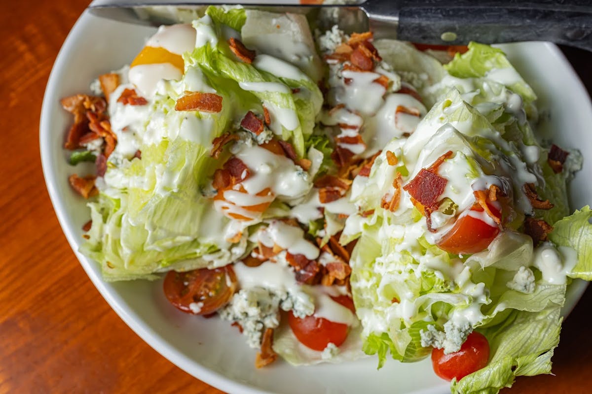 a plate of food on a table