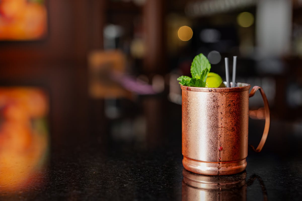 Blueberry Mint Mule