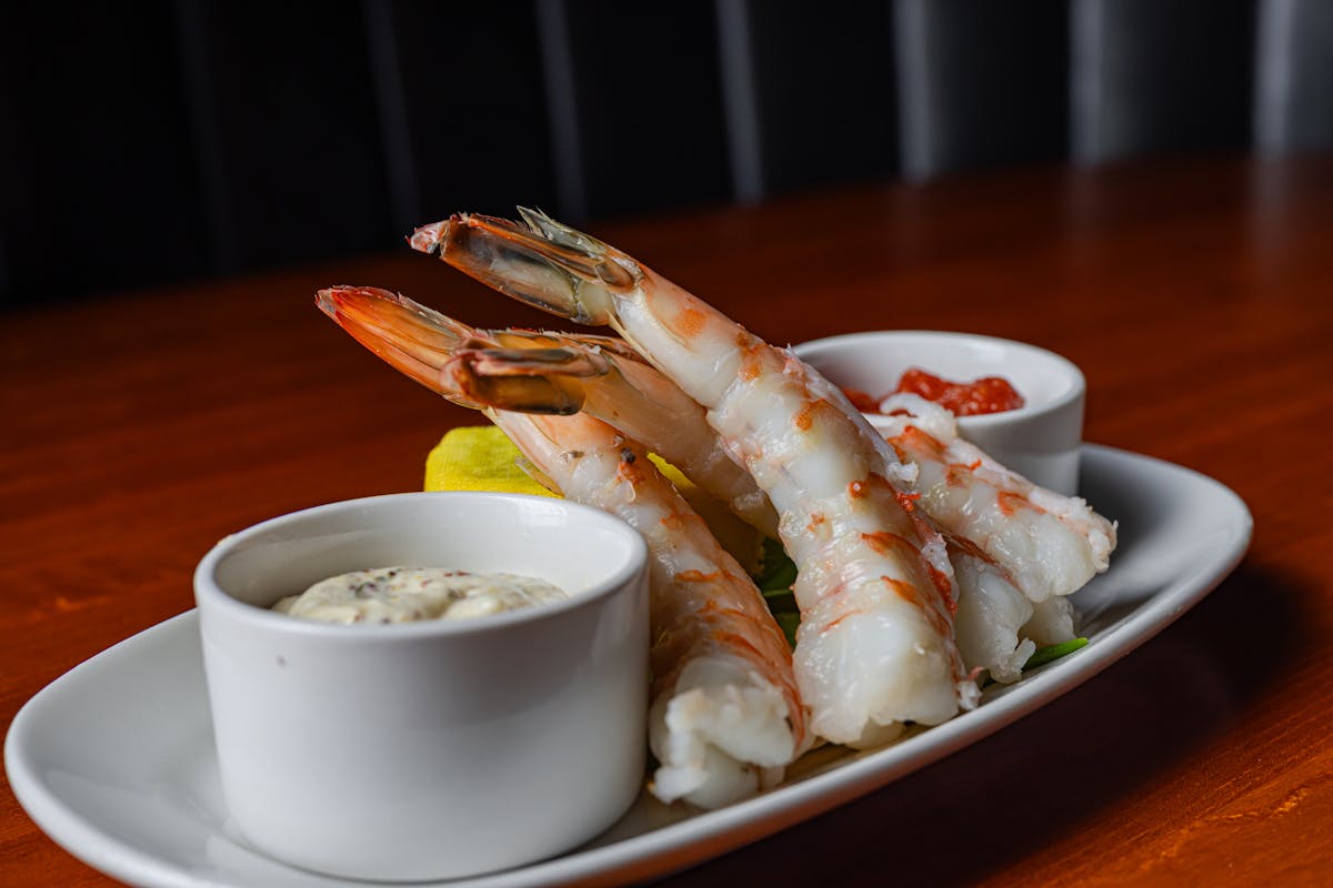 a plate of food on a table