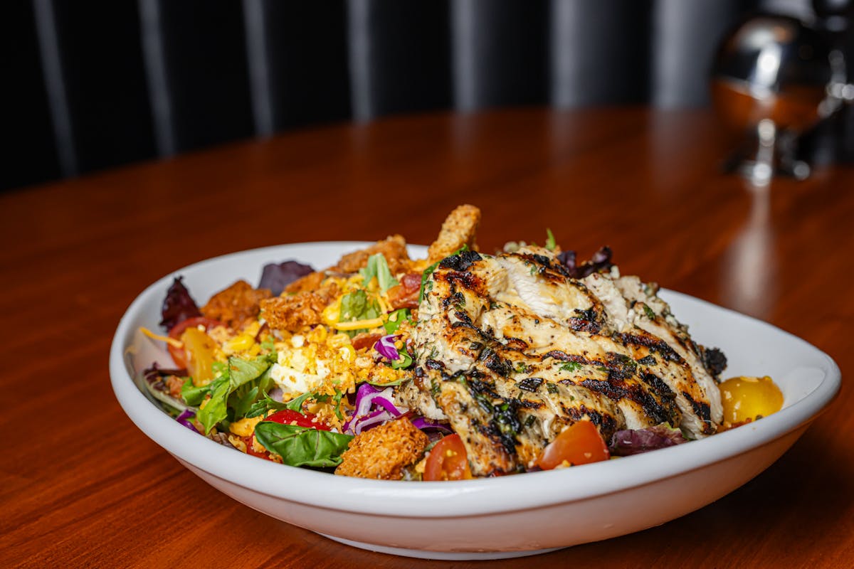 a bowl of food on a plate