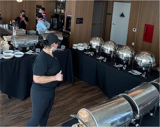 a bunch of food on a plate