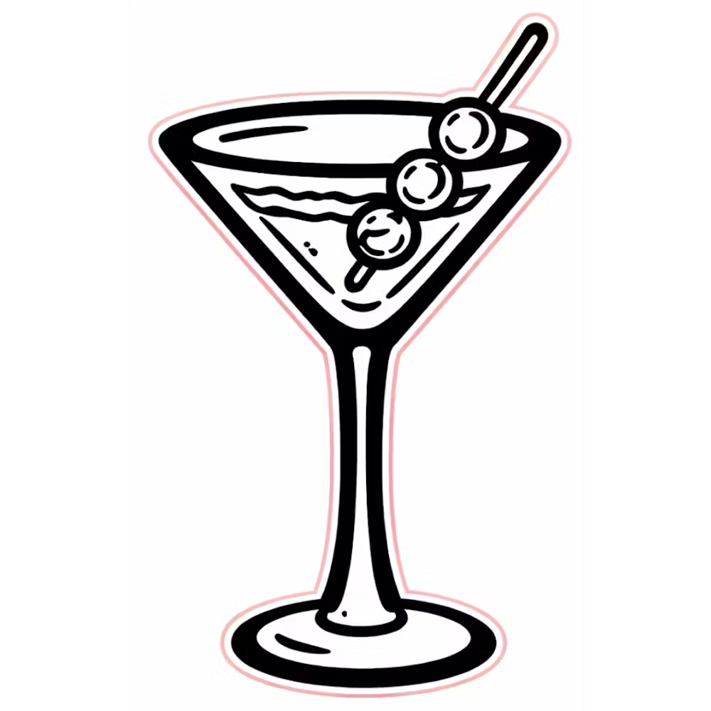 a martini logo