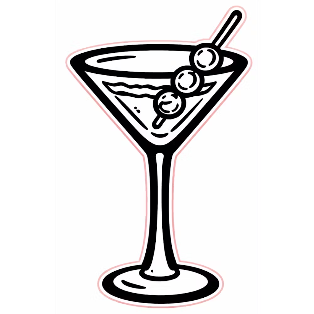 a martini logo