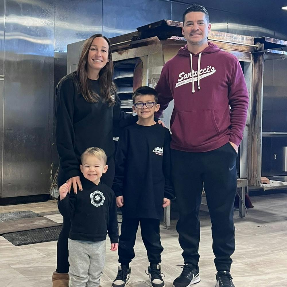 a group of people posing for the camera