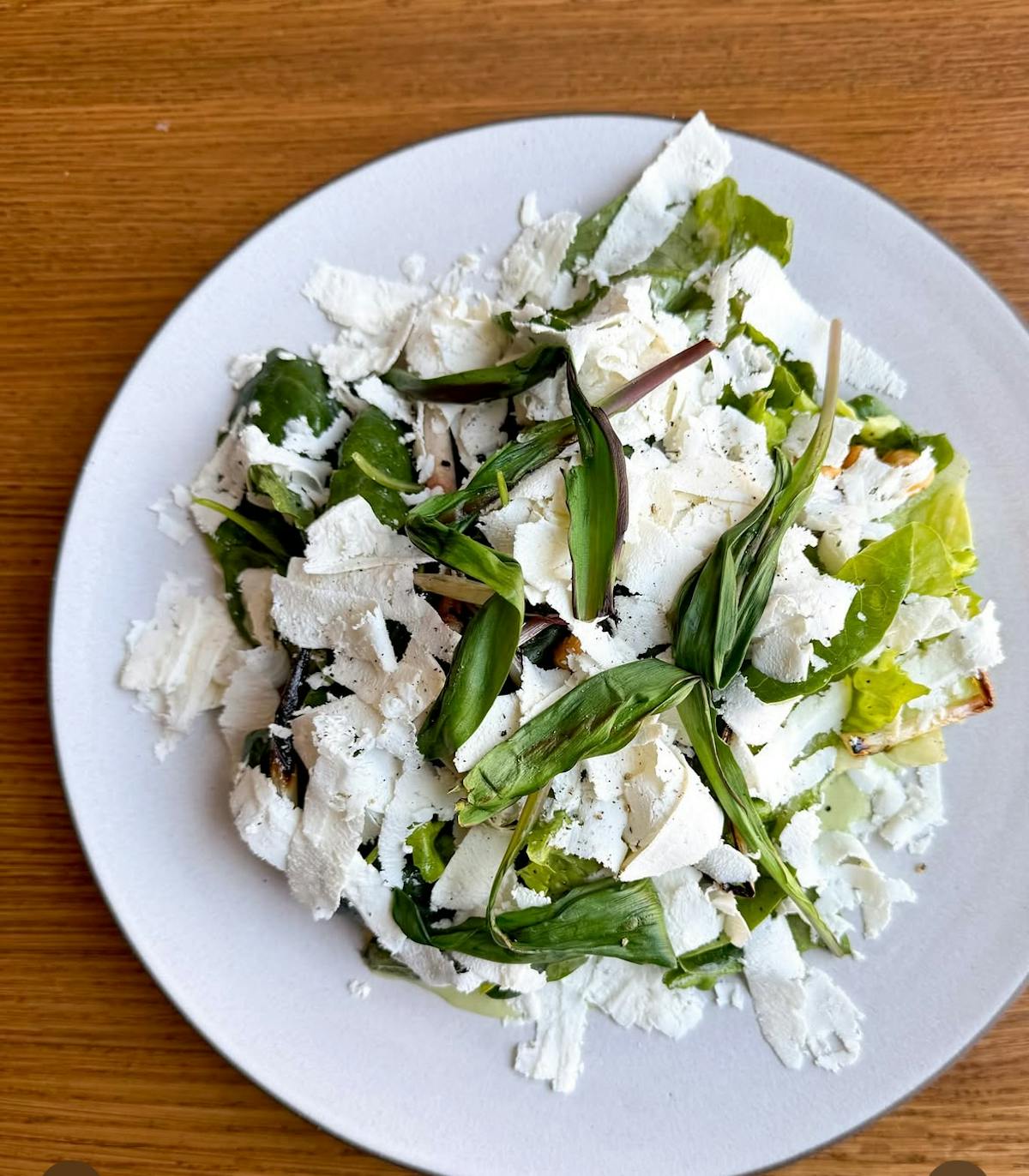 a plate of food on a table