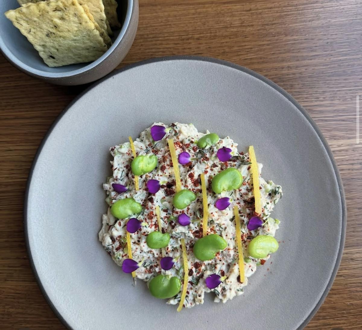 a bowl of food on a plate
