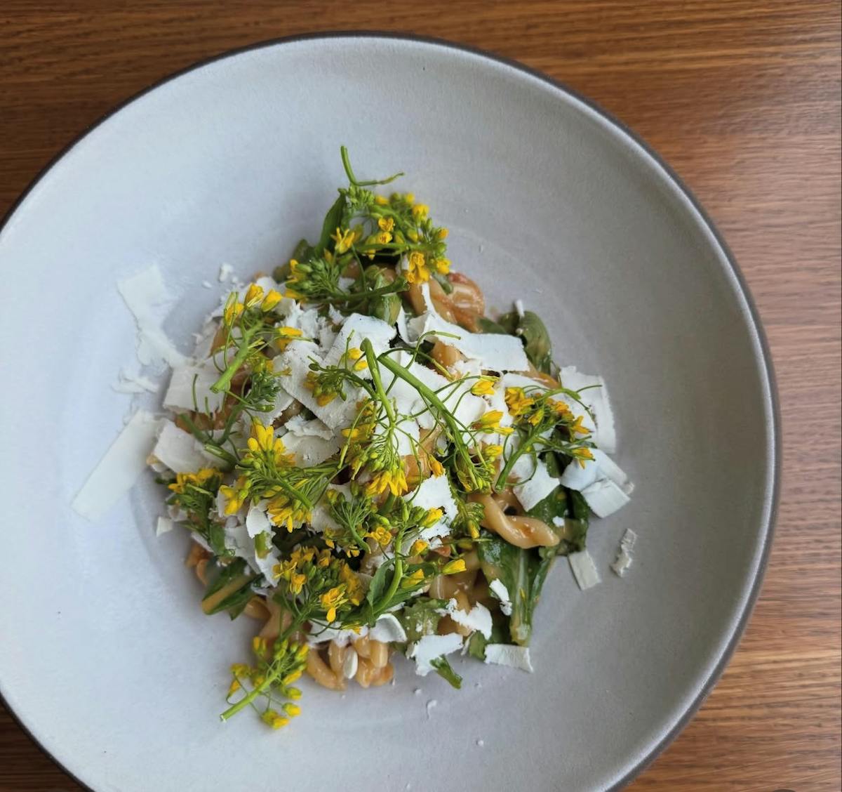 a bowl of food on a plate