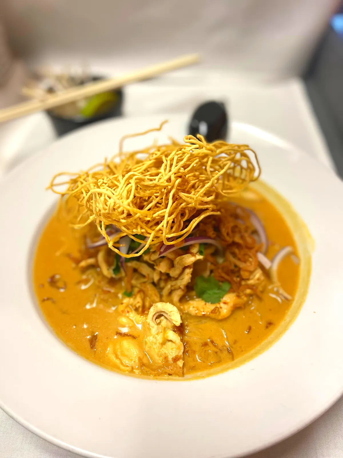 a bowl of food on a plate
