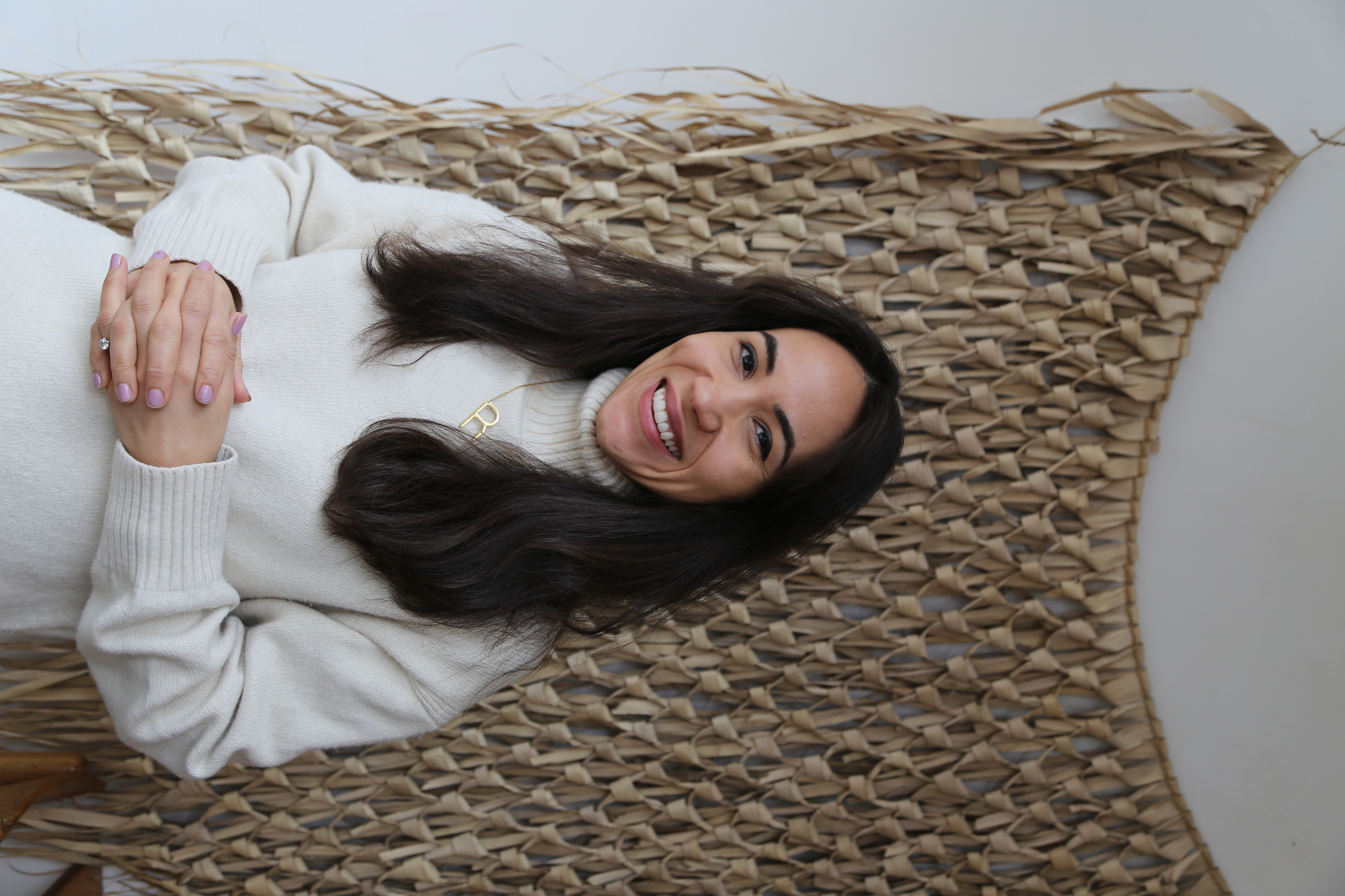 a person smiling for the camera