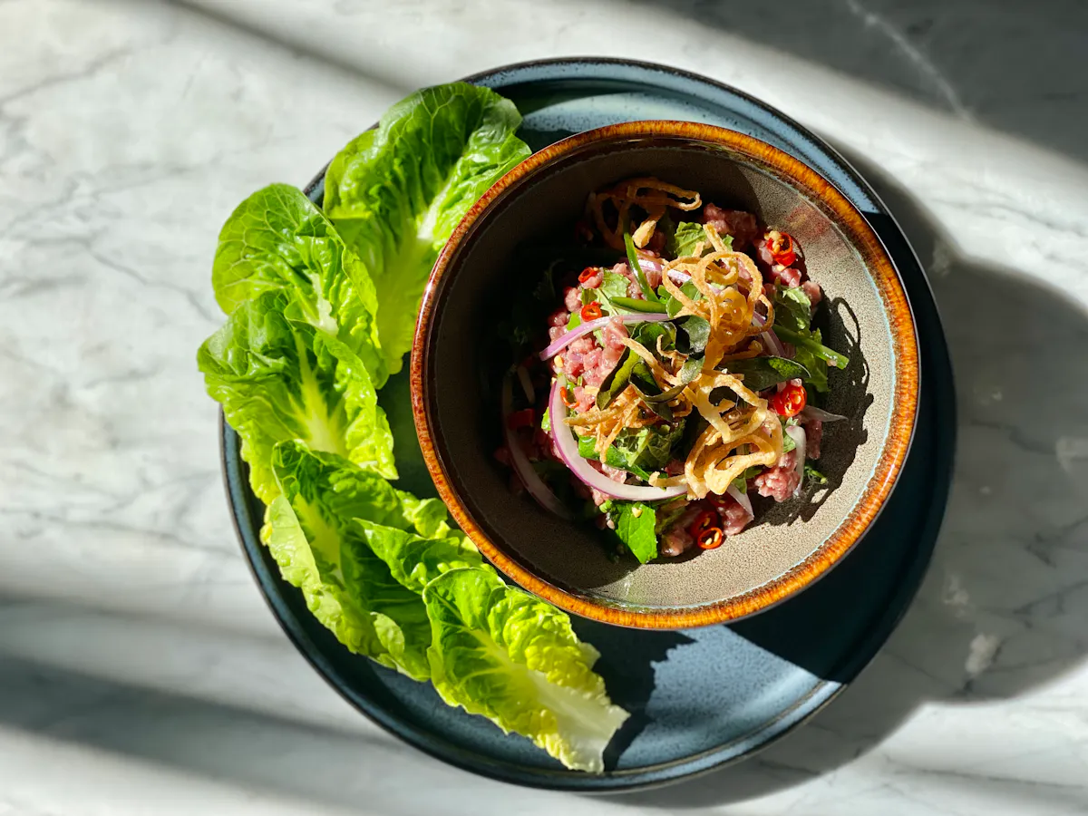 a bowl of salad