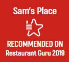 recommended on restaurant guru 2019 badge