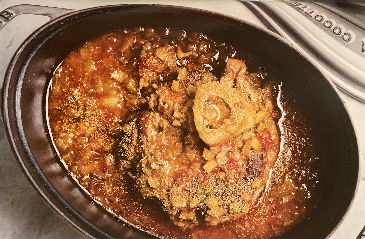 braised osso buco, fennel soffritto